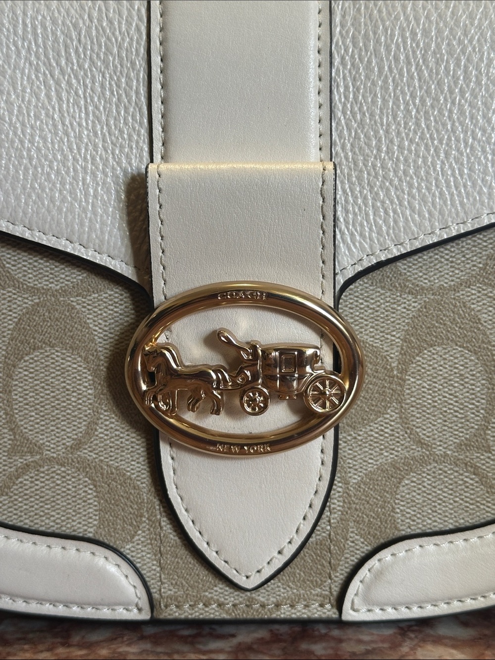 Coach Georgie saddle crossbody/clutch - Picture 3 of 17